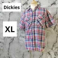 SH103G/ディッキーズ/半袖シャツ/XLサイズ/チェック柄/メンズ