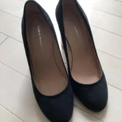 ファビオルスコーニ　パンプス ネイビー