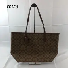 極美品⭐コーチ COACH シグネチャー柄トートバッグ 肩掛け