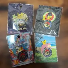 ポケモンセンター ロゴピンズセット 大阪 京都 福岡 香川