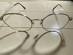 JINS 中顔面短縮メガネ Modern Rim Metal 度入り美品