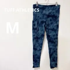 希少✨TUFF ATHLETICS ダークブルー タイダイ レギンス　ヨガウェア