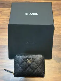 【レア型】美品 CHANEL キャビアスキン ゴールド金具