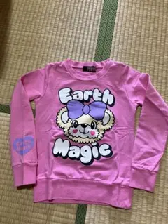 美品　アースマジック　マフィー　トレーナー　130cm ピンク　ヒスミニ