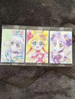 プリキュアウエハースカード11・12 HR3枚