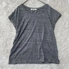 オゾック 半袖 Tシャツ フレンチスリーブ カットソー 無地 シンプル 杢調のサムネイル