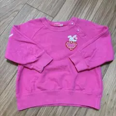 チエコサク　トレーナー　ピンク　90