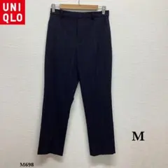美品❗️UNIQLO『ユニクロ』EZYアンクルパンツ【M】ネイビー 紺