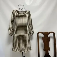 4030ストライプ柄バルーンスリーブミニワンピースBARNEYS NEWYORKのサムネイル