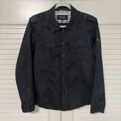BURBERRY BLACK LABEL ブラックシャツ M