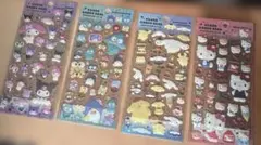 サンリオ　キャラクターズ　クリアキャンディシール　セット 4枚　まとめ売り