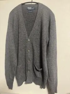 Polo by Ralph Lauren グレー Vネック カーディガン S
