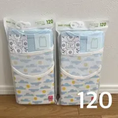 120ユニクロ コットンメッシュタンクトップ 肌着 4枚分