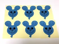 ディズニーシー25周年 スパークリングジュビリー シール バルーン ６枚セット