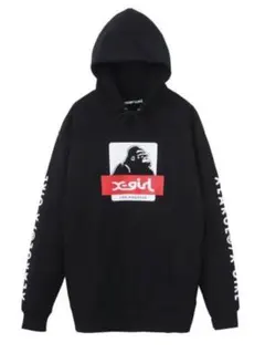 XLARGE × X-girl エクストララージ　エックスガール パーカー