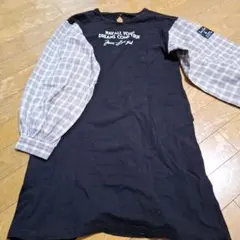 m*e様 Jenni Love ワンピース 黒・チェック柄