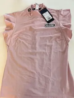 新品タグ付き CPG ゴルフ ピンク色モックネックTシャツ 1 - メルカリ
