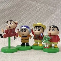 クレヨンしんちゃん ミニフィギュア4点　 チョコエッグ 映画シリーズ