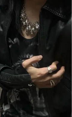 skull 2-row necklace