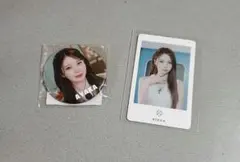 NiziU　アヤカ　缶バッチ　フォトカード