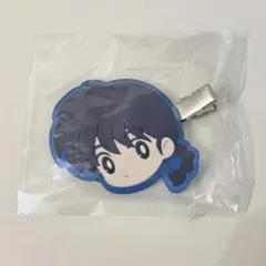 らんま1/2 ガチャガチャ 早乙女乱馬 ヘアクリップ ラバー