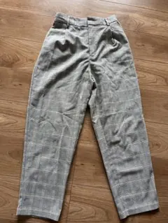GU パンツ　チェック　M