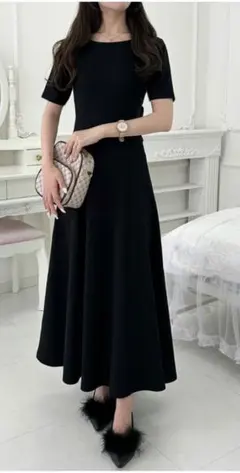 ♥グレイル♥♡バックリボン付きフレアワンピース♡