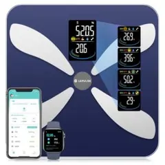 スマート体重計Lepulse 体脂肪計 体組成計 13項目 Bluetooth