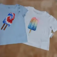 GAPアイスキャンディーTシャツ 2枚セット
