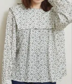 fig London Jenny BL 長袖ブラウス　セーラーカラーのサムネイル