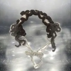 ヘッドドレス ハンドメイド 森ガール フリル かぎ針編み