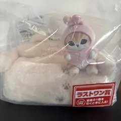 一番くじ モフサンド ラストワン賞 ティッシュケース+ぷっくりにゃんこ