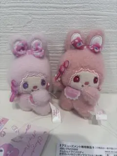 新品⭐︎ モンチッチ　ピンク　マイメロコラボ　プライズ品　クレーンゲーム
