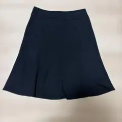 CLEAR IMPRESSION 黒いフレアスカート ひざ丈のサムネイル
