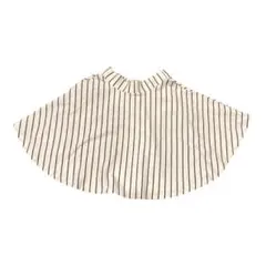 アースミュージックアンドエコロジー スカート F ストライプ ホワイト 赤 膝丈