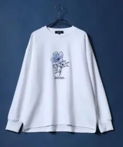 ANPAS フラワープリント スウェット Mサイズ