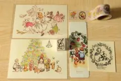 Krimgen スタンプ,マスキングテープ,ポストカードセット