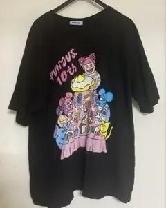 【PUNYUS】10周年 ビッグTシャツ（ブラック）サイズ４