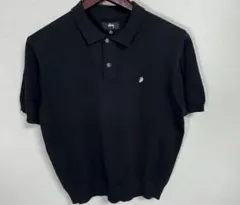 HUF ワッフルニット ポロシャツ ブラック M - メルカリ