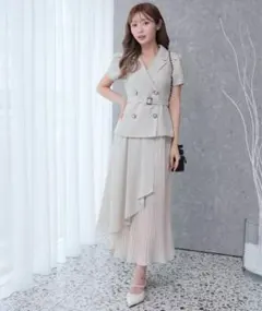 ☆*゜様専用 LIPSERVICE ジャケットレイヤードプリーツワンピース