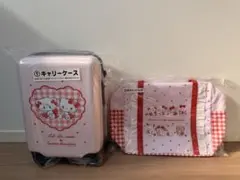サンリオ当りくじ　Lil ala mode &キティキャリーケースボストンバック