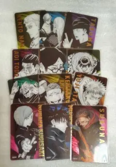 呪術廻戦展　箔押しクリアカード　まとめ売り