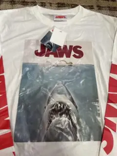 L ジョーズ JAWS ユニバーサルスタジオ サメ　ロンt tシャツ 長袖