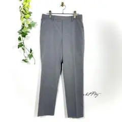 ユニクロ スマートアンクルパンツ テーパード スラックス グレー 美品