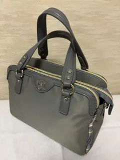 バッグ　グレー　チェック　キンロックアンダーソン　ショルダーストラップ付　新品