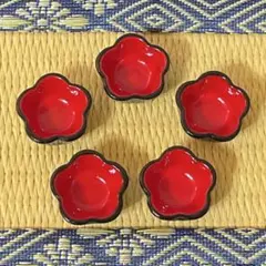 ミニチュア ハンドメイド 漆器風中鉢セット No7