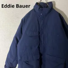 80s エディーバウアー ゴアテックス ダウンジャケット ネイビー 黒タグ
