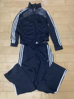 adidas ジャージ上下セット 黒