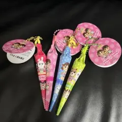 タイトー　パラソルチョコレートミニチュアチャーム　4個セット　不二家