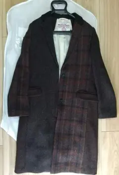 Harris Tweed チェスターコート ブラウン系